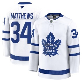 Maillot de Hockey Toronto Maple Leafs Fanatics Premium Auston Matthews 2024-25 Blanc Extérieur - Homme